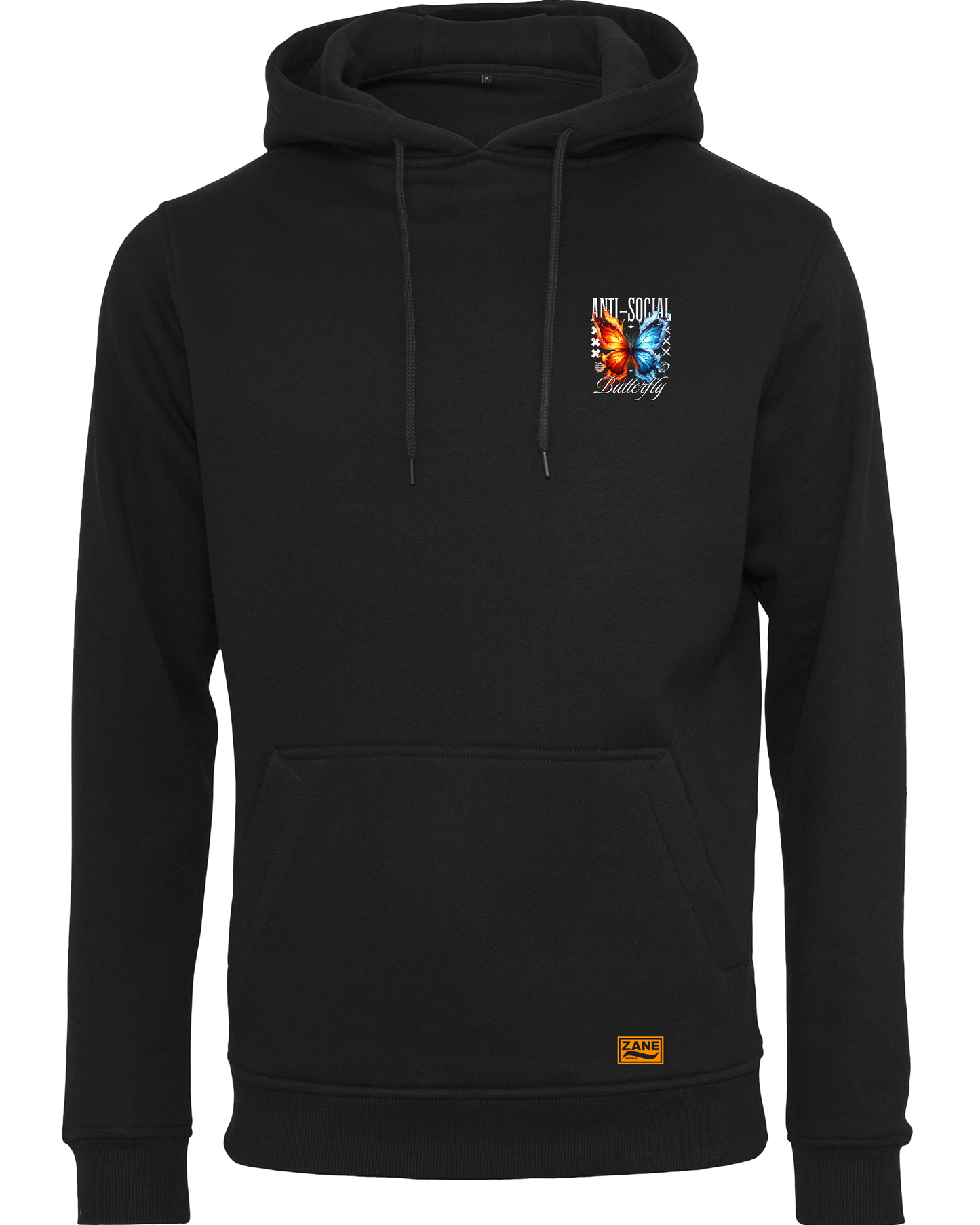anti social butterfly - Premium Damen Heavy Hoodie Z011