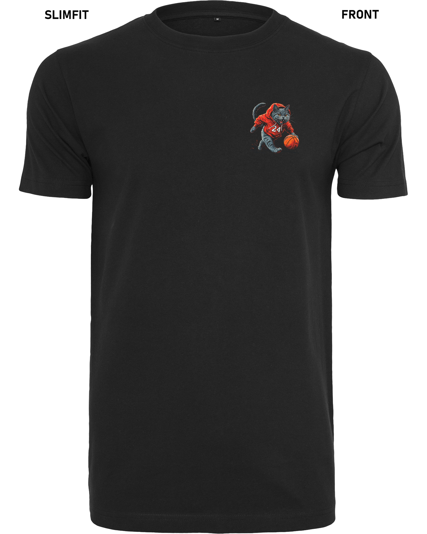 Basketball Katze - Premium Shirt Z102/Z136