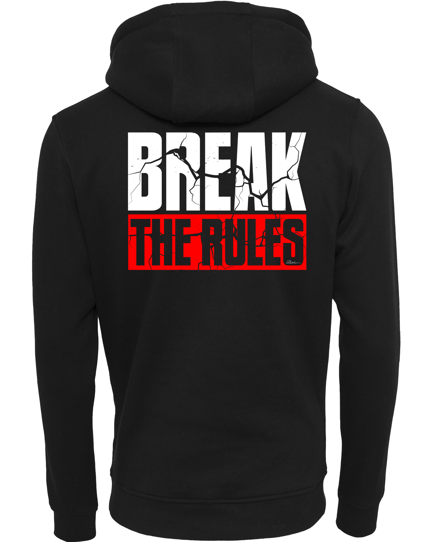 break the rules - Premium Herren Heavy Hoodie Z011