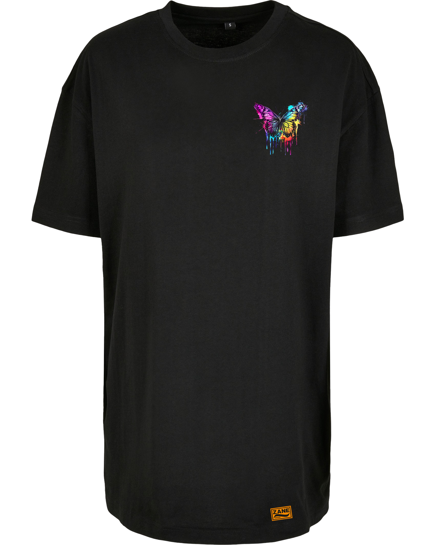 butterfly color - Premium Oversize Boyfriend Tee Z149