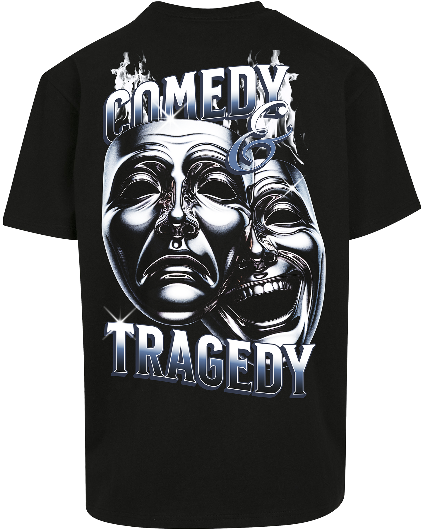 comedy tragedy - Premium Heavy Oversize Tee Z102