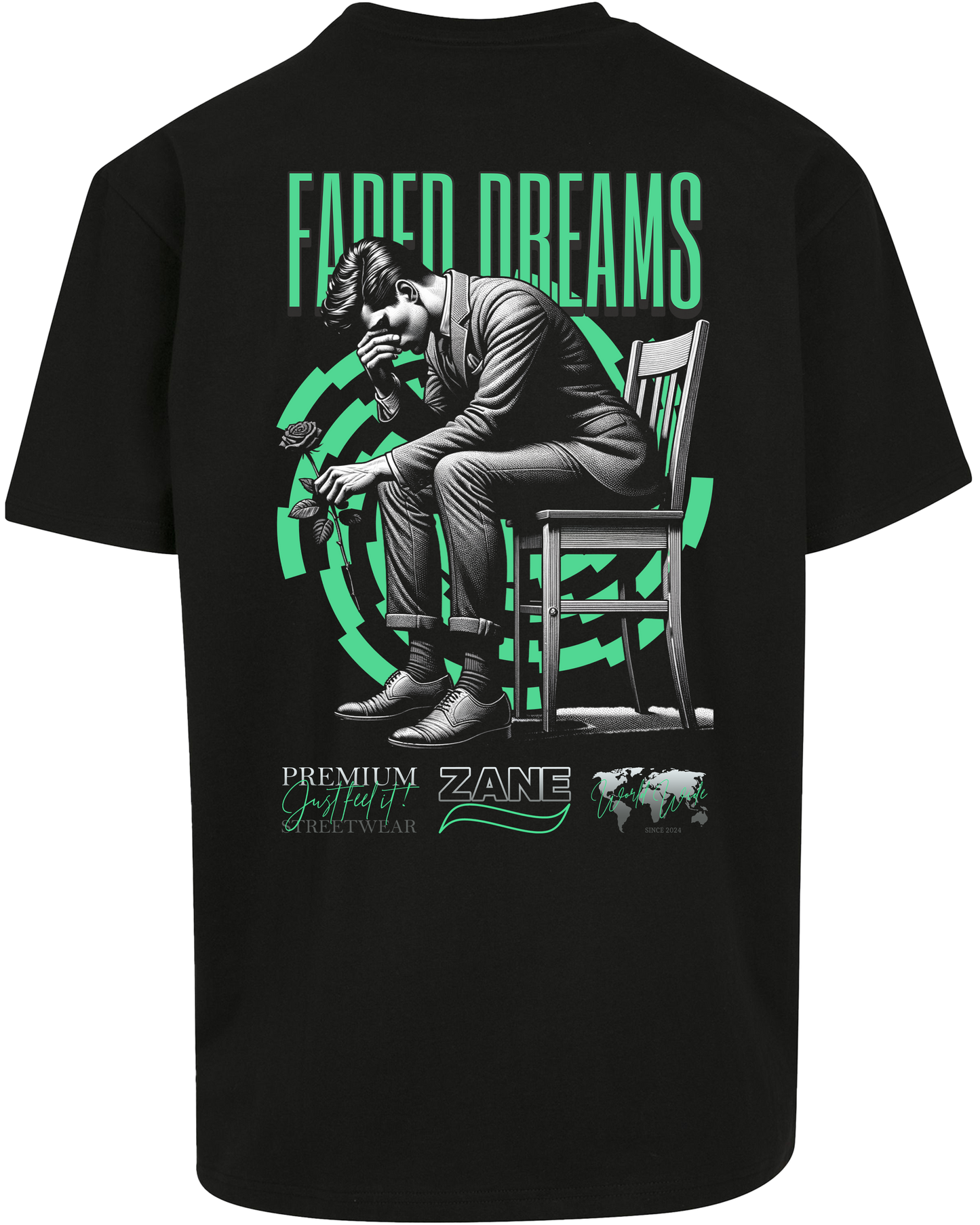 faded dreams - Premium Heavy Oversize Tee Z102