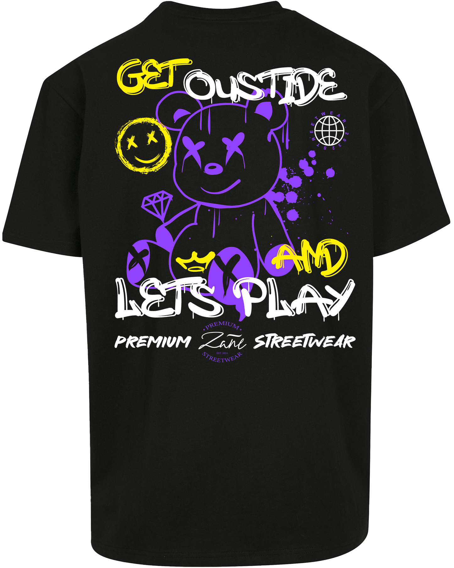 get outside - Premium Heavy Oversize Tee Z102