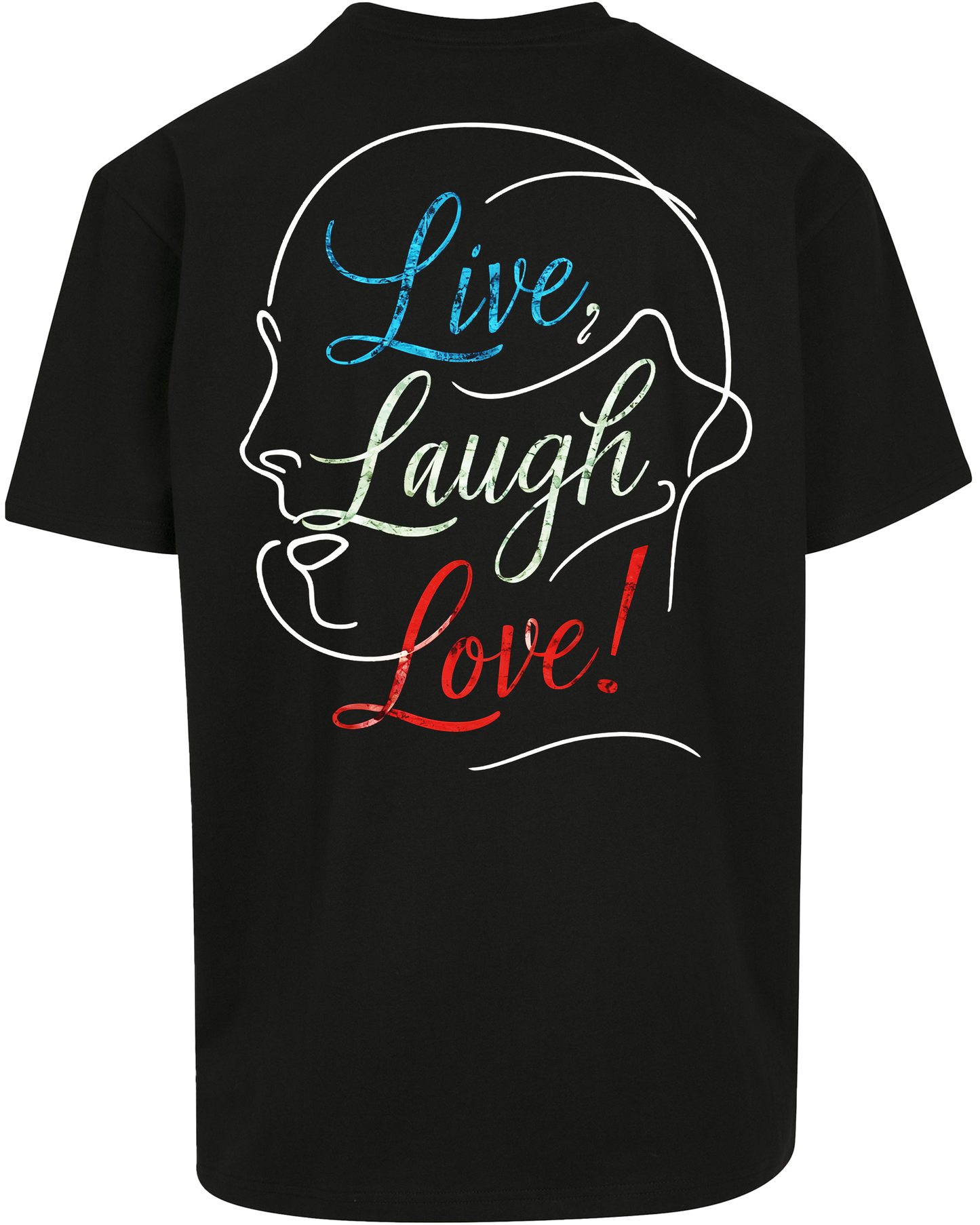 life laugh love - Premium Heavy Oversize Tee Z102
