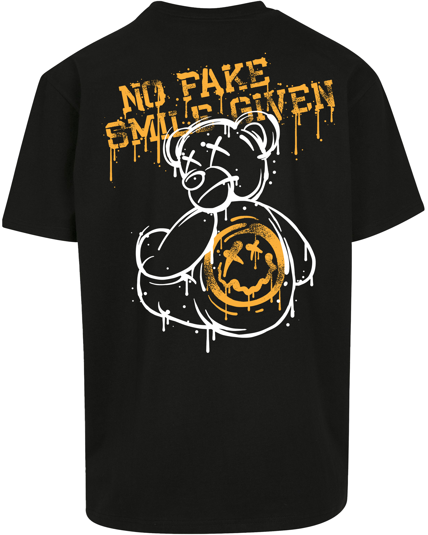 no fake smiles given - Premium Heavy Oversize Tee Z102