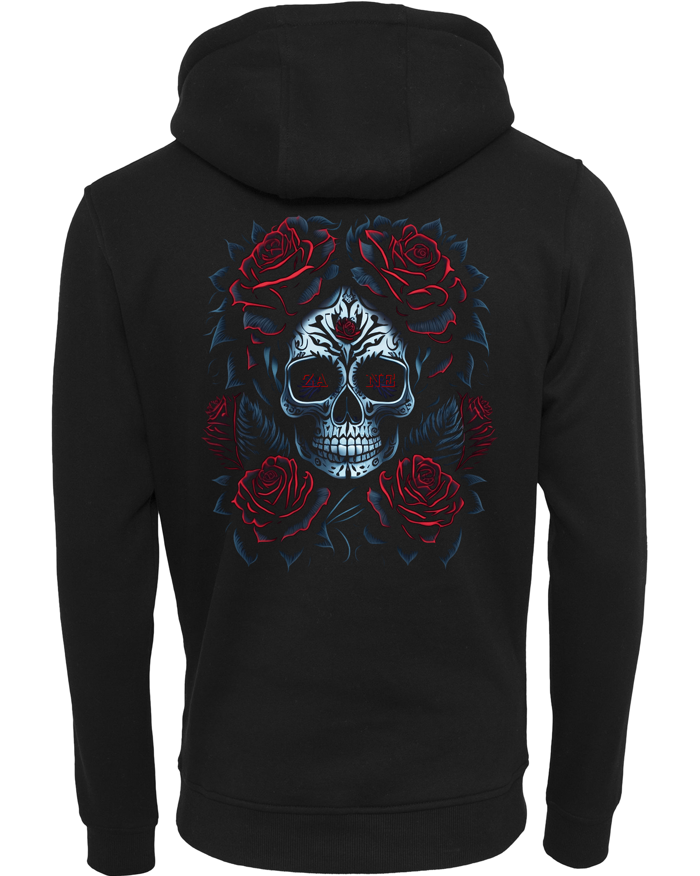 skull rose - Premium Damen Heavy Hoodie Z011