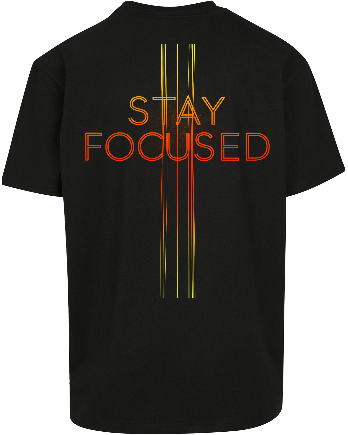 stay focused - Premium Heavy Oversize Tee Z102