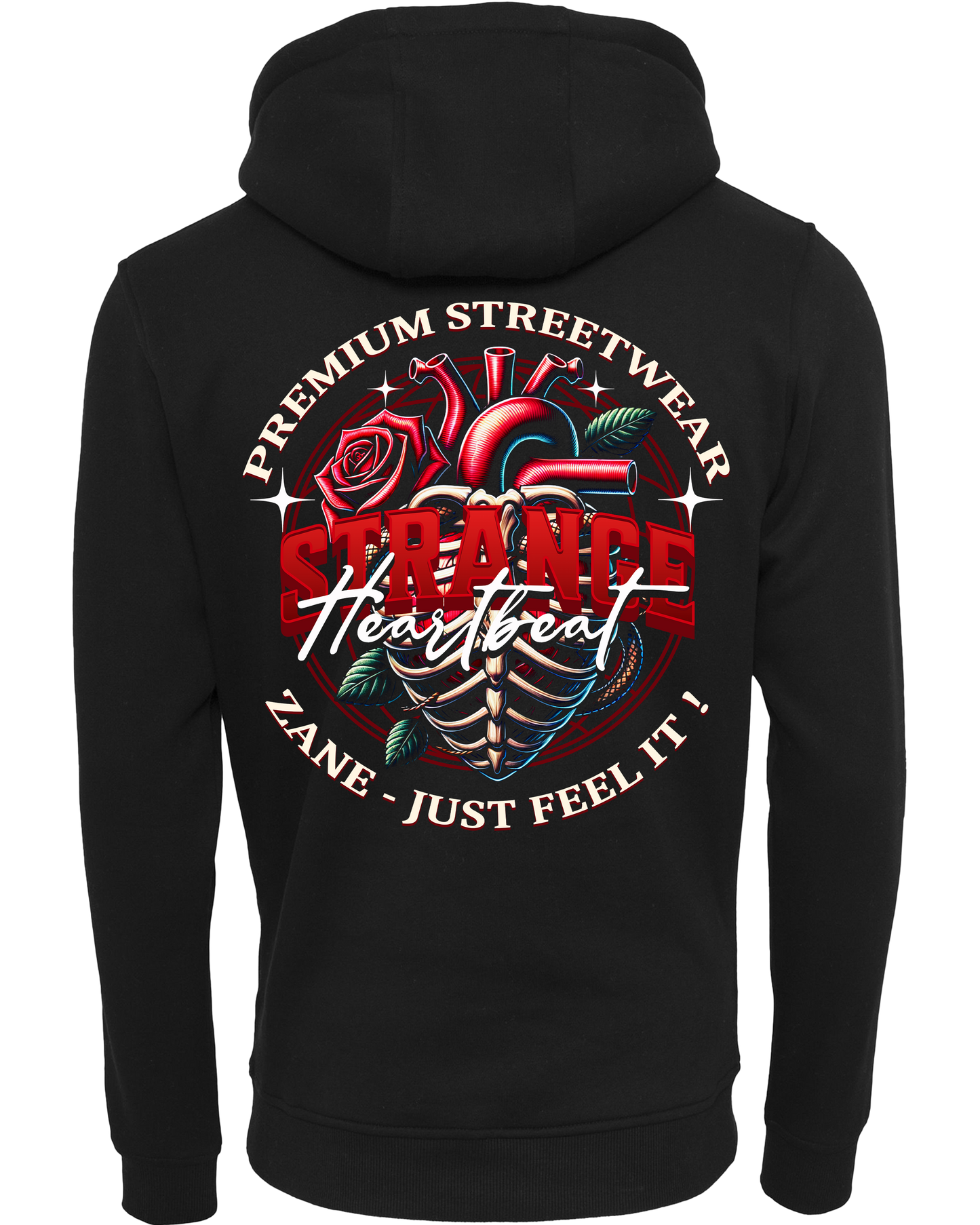 strange heartbeat - Premium Herren Heavy Hoodie Z011