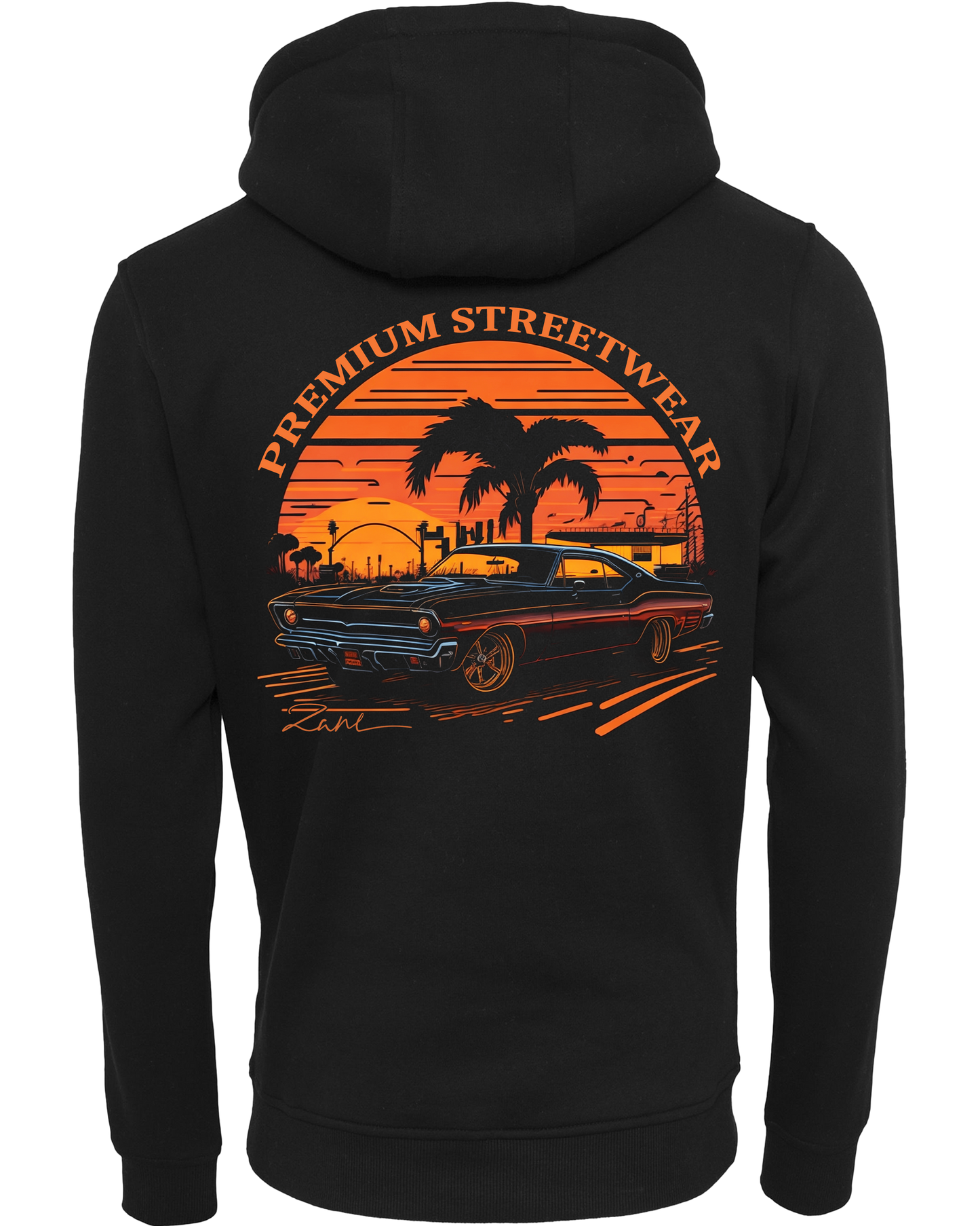 sunset oldtimer - Premium Herren Heavy Hoodie Z011