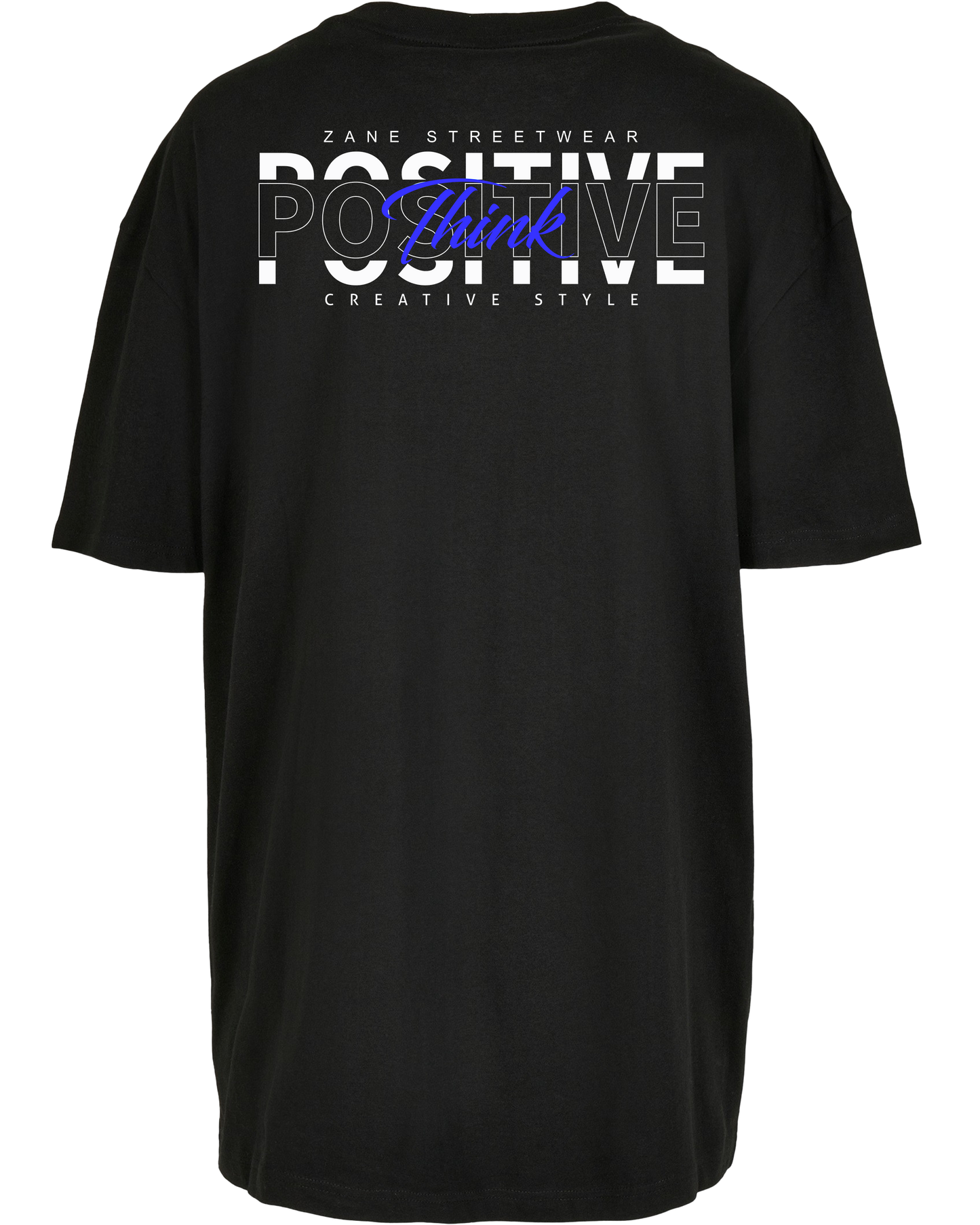 think positive - Premium Oversize Boyfriend Tee Z149