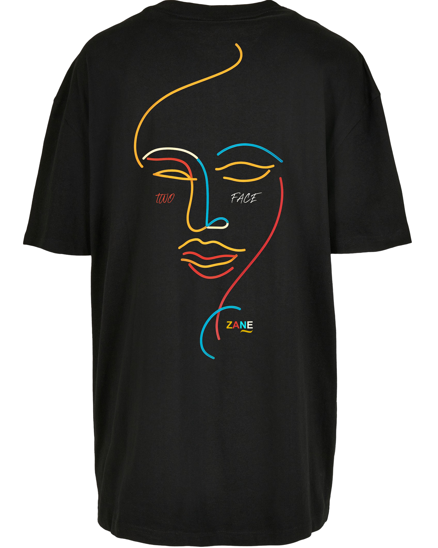 two face - Premium Oversize Boyfriend Tee Z149