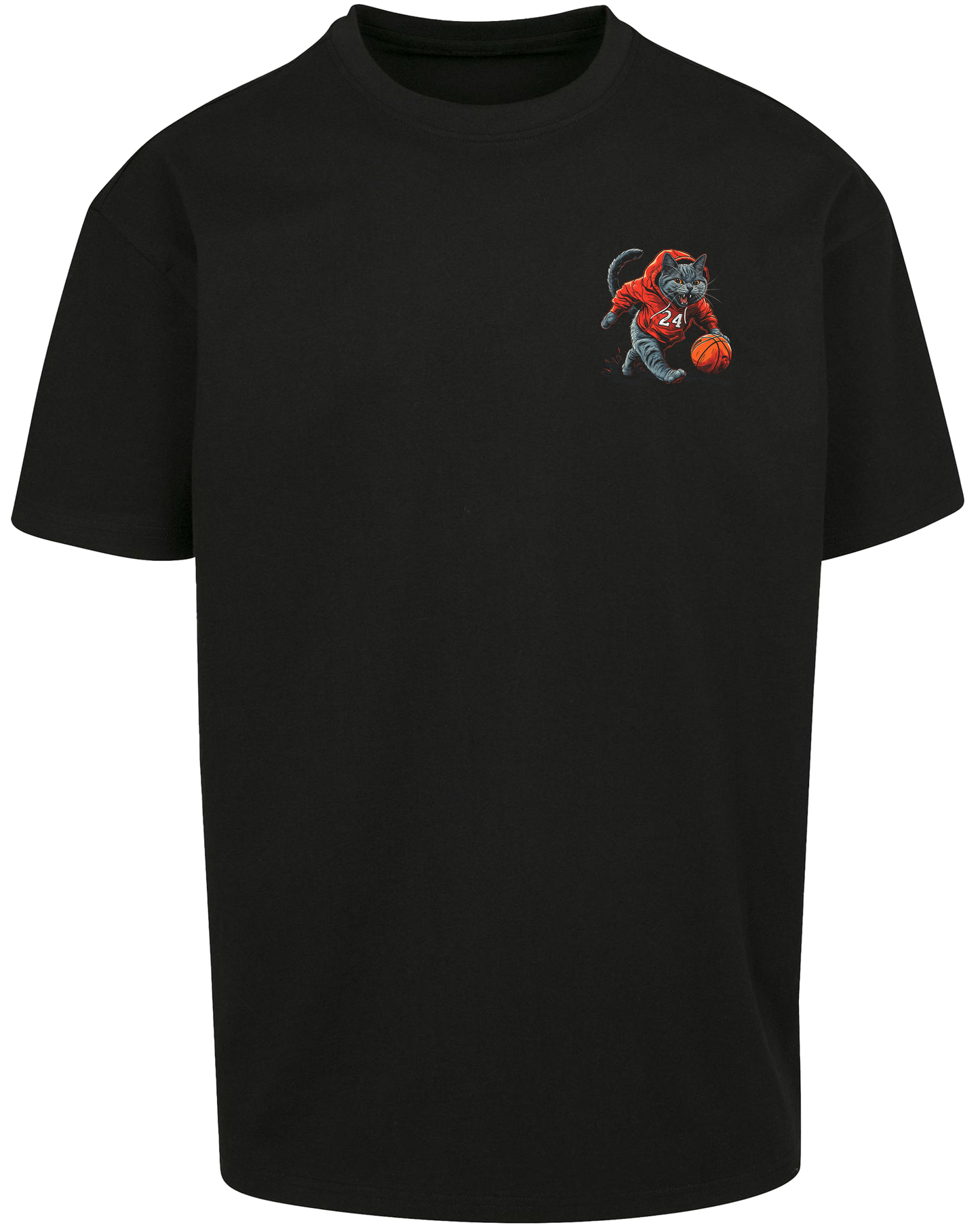 Basketball Katze - Premium Herren Shirt Z102/Z136
