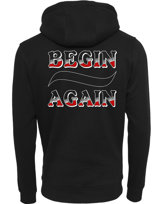 begin again - Premium Herren Heavy Hoodie Z011