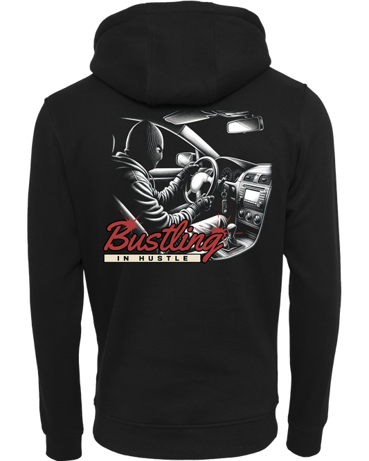 bustling in hustle - Premium Herren Heavy Hoodie Z011