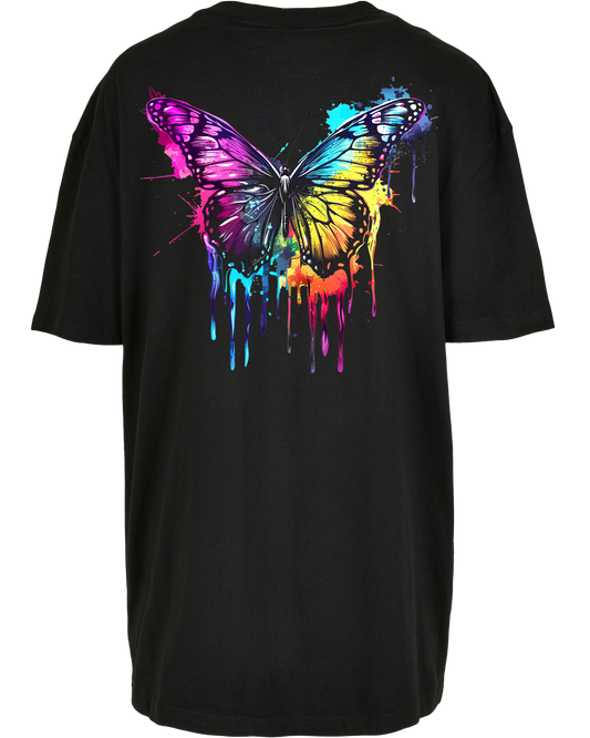 butterfly color - Premium Oversize Boyfriend Tee Z149