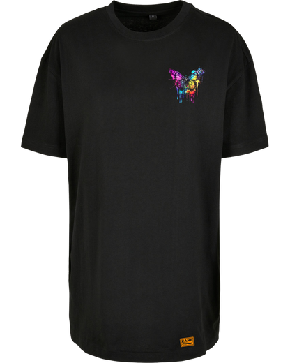 butterfly color - Premium Oversize Boyfriend Tee Z149