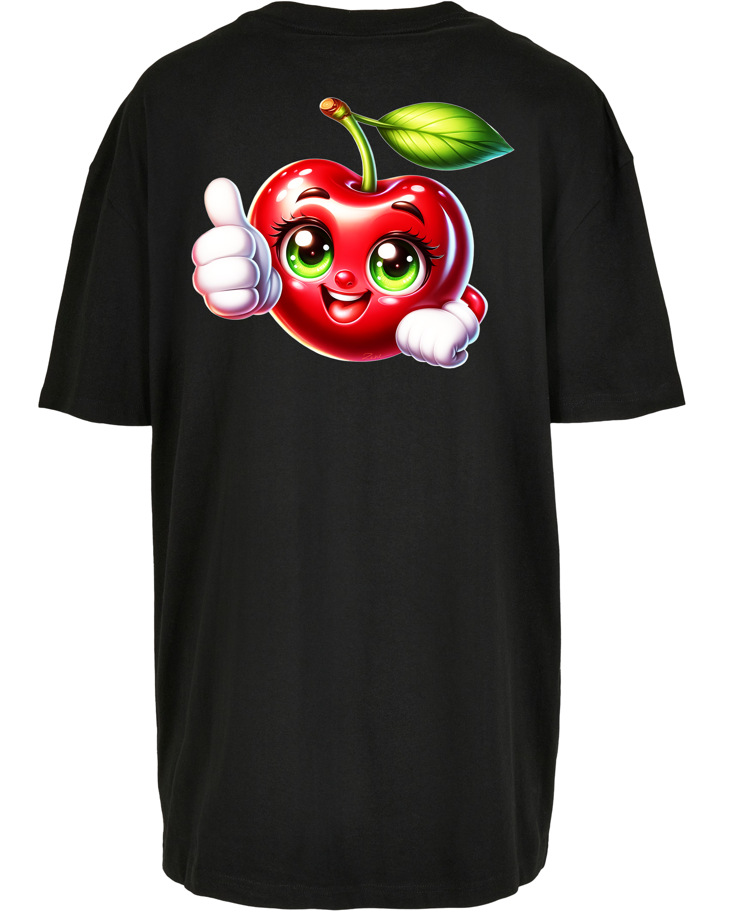 cherry - Premium Oversize Boyfriend Tee Z149