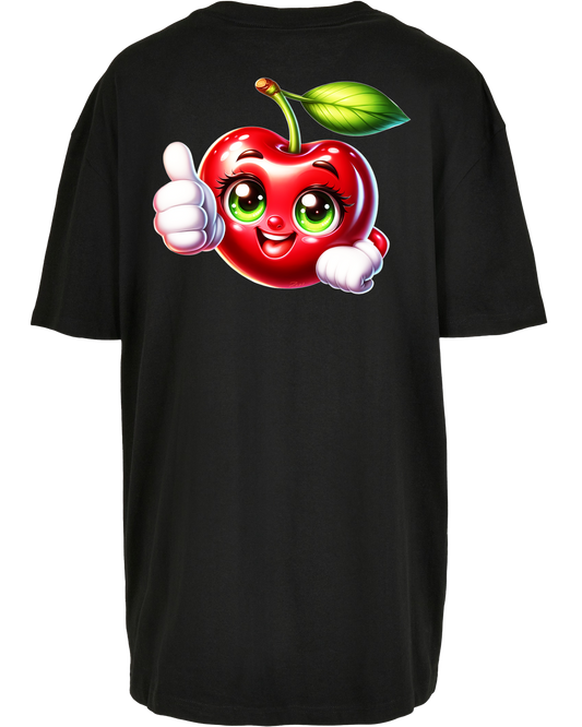 cherry - Premium Oversize Boyfriend Tee Z149