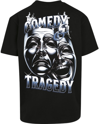 comedy tragedy - Premium Heavy Oversize Tee Z102