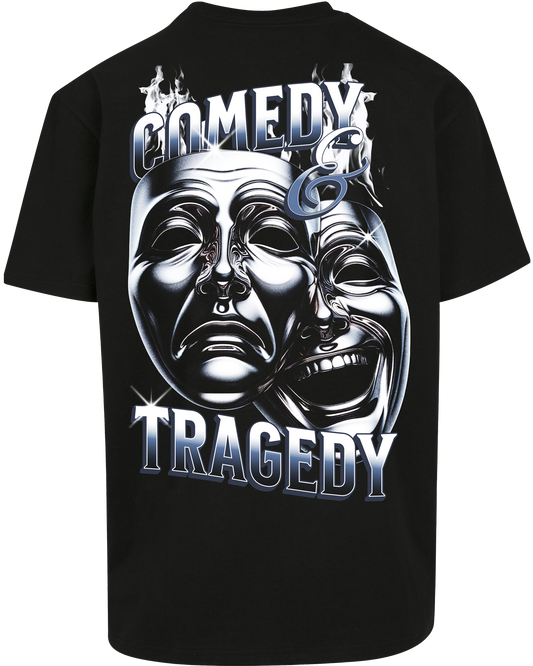comedy tragedy - Premium Heavy Oversize Tee Z102