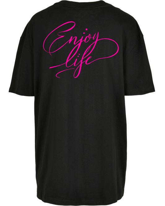 enjoy life - Premium Oversize Boyfriend Tee Z149