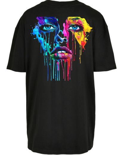 face color - Premium Oversize Boyfriend Tee Z149