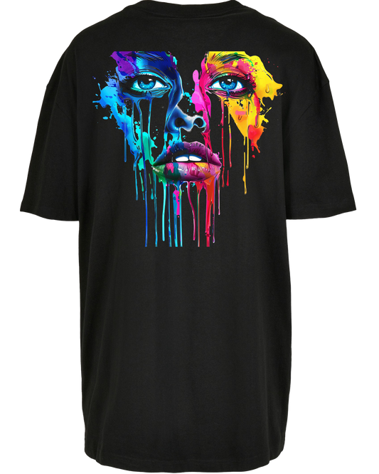 face color - Premium Oversize Boyfriend Tee Z149