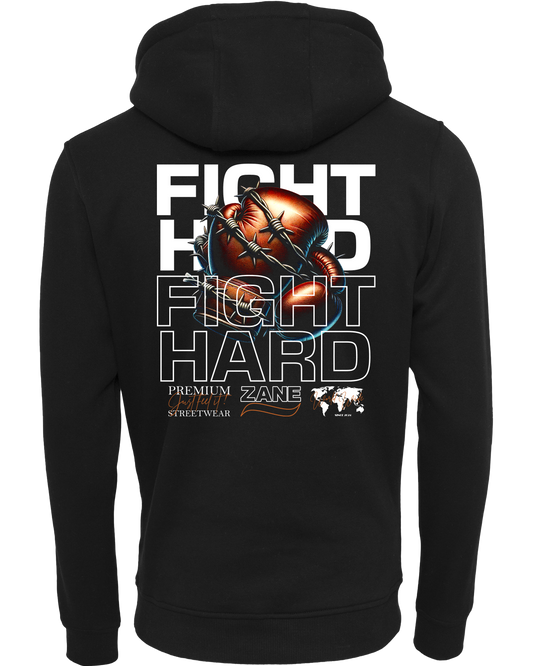 fight hard - Premium Herren Heavy Hoodie Z011