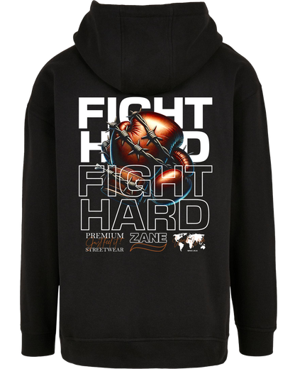 Fight Hard - Premium Herren Hoodie Z011/ZZ006