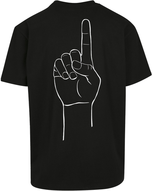finger up - Premium Heavy Oversize Tee Z102