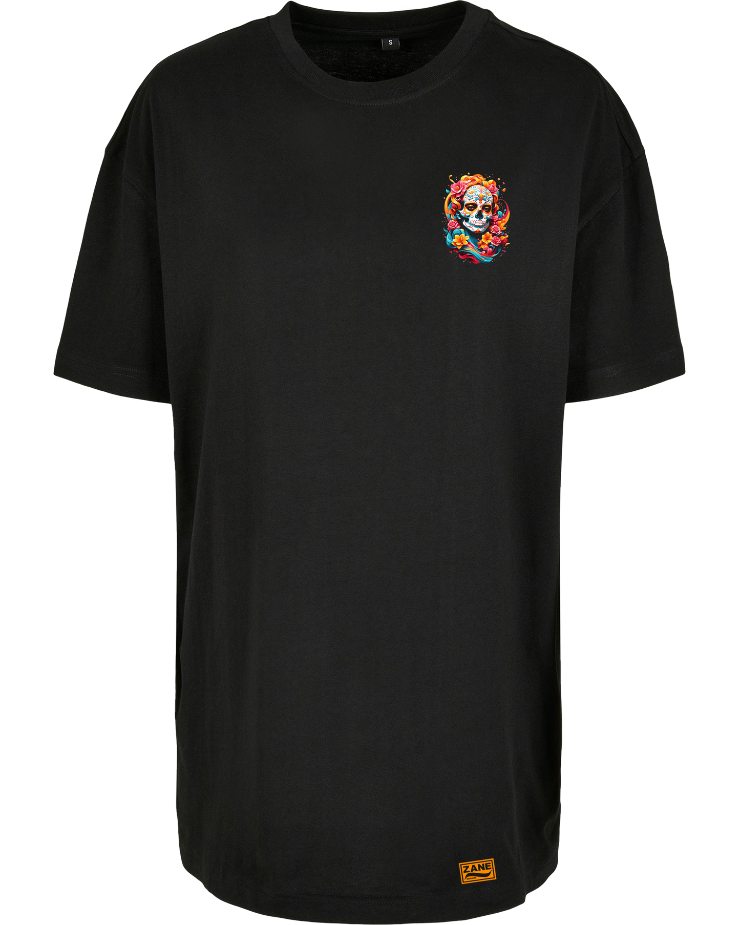 flower mask - Premium Oversize Boyfriend Tee Z149