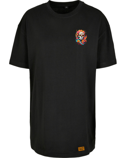 flower mask - Premium Oversize Boyfriend Tee Z149