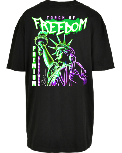 freedom - Premium Oversize Boyfriend Tee Z149
