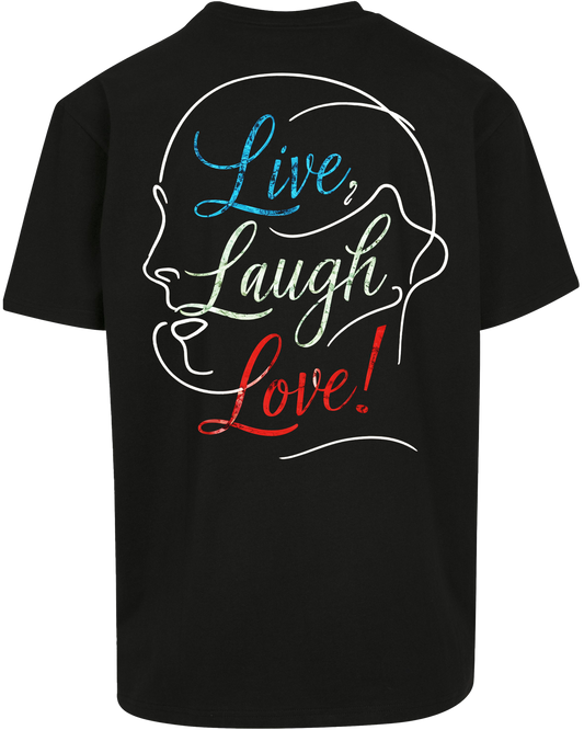 life laugh love - Premium Heavy Oversize Tee Z102