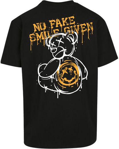 no fake smiles given - Premium Heavy Oversize Tee Z102