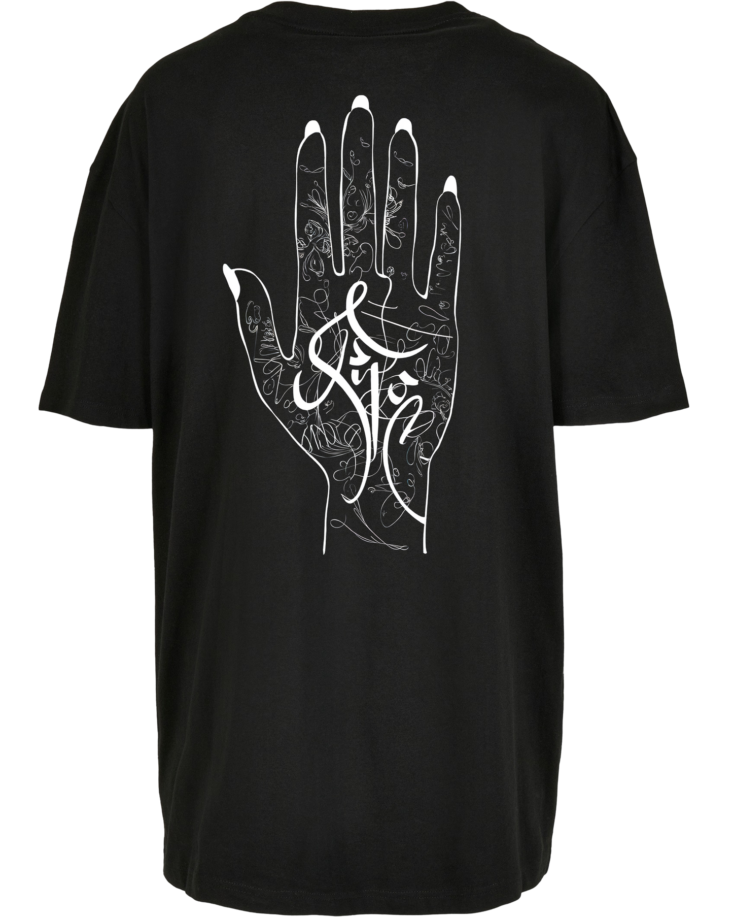 orient hand - Premium Oversize Boyfriend Tee Z149