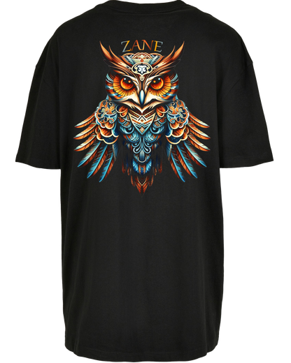 owl - Premium Oversize Boyfriend Tee Z149