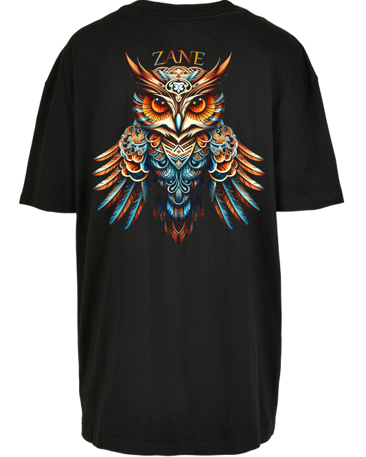 owl - Premium Oversize Boyfriend Tee Z149