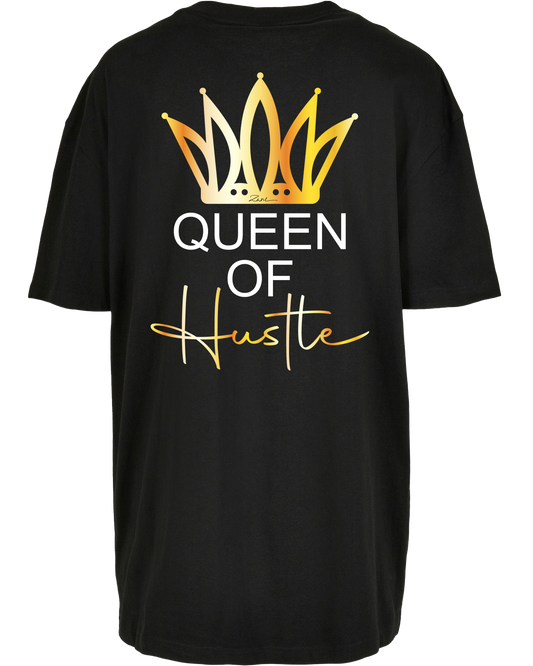 queen of hustle - Premium Oversize Boyfriend Tee Z149