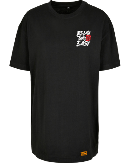 relax take it easy - Premium Oversize Boyfriend Tee Z149