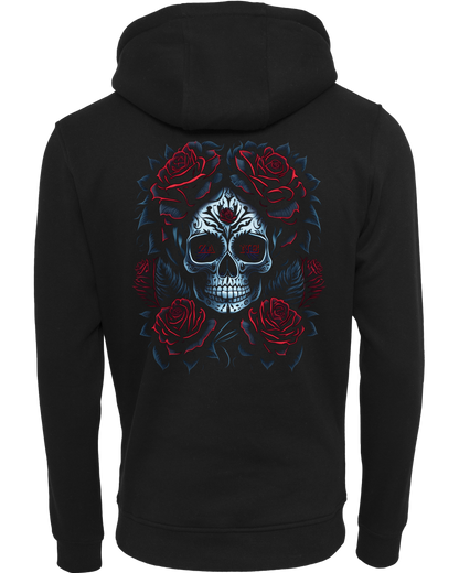 skull rose - Premium Damen Heavy Hoodie Z011