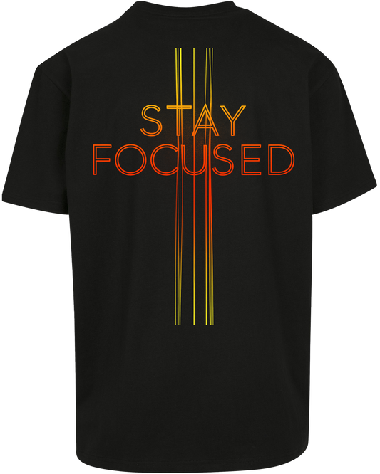 stay focused - Premium Heavy Oversize Tee Z102