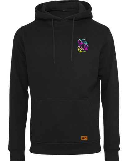 stay real - Premium Damen Heavy Hoodie Z011