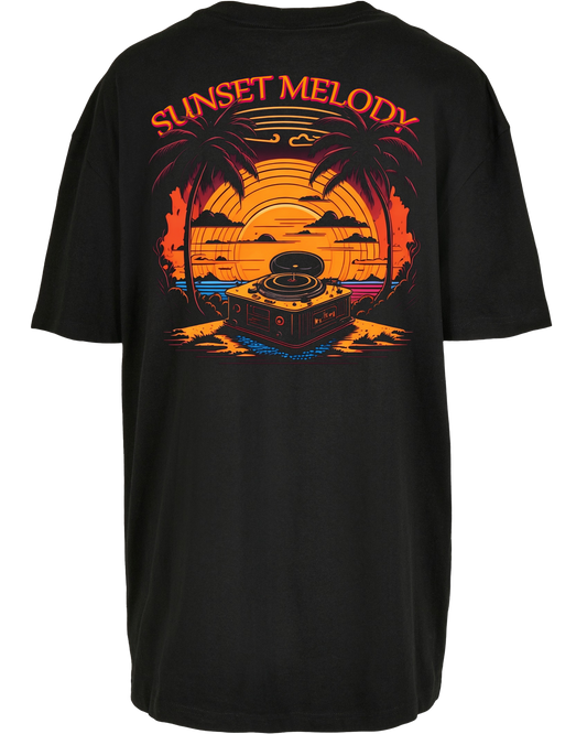 sunset melody - Premium Oversize Boyfriend Tee Z149