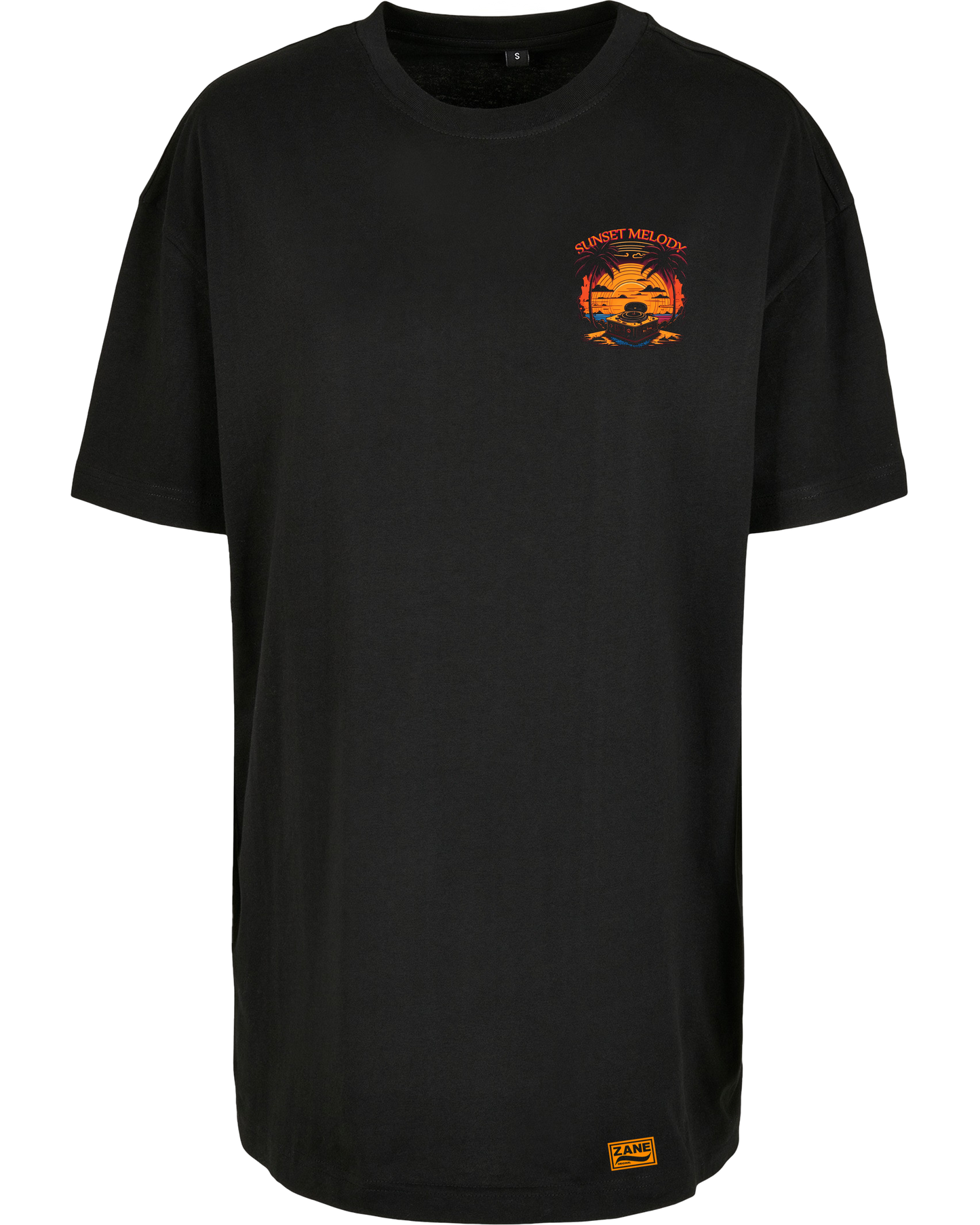 sunset melody - Premium Oversize Boyfriend Tee Z149