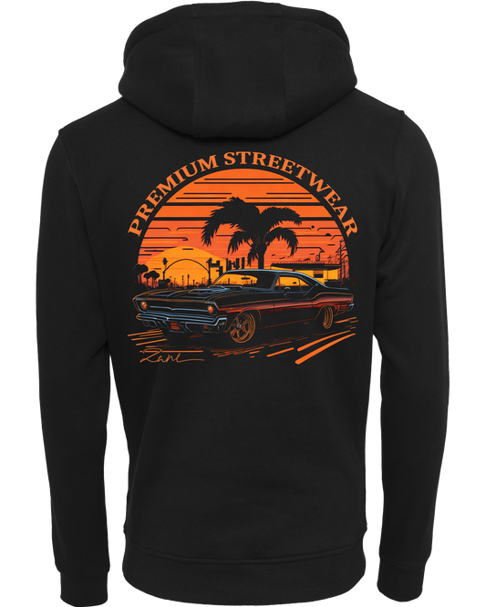 sunset oldtimer - Premium Herren Heavy Hoodie Z011