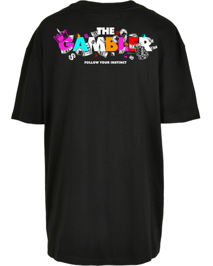 the gambler - Premium Oversize Boyfriend Tee Z149