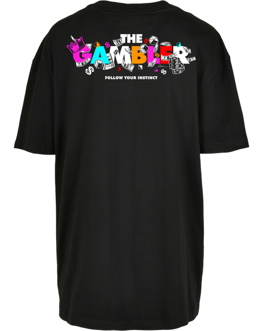 the gambler - Premium Oversize Boyfriend Tee Z149
