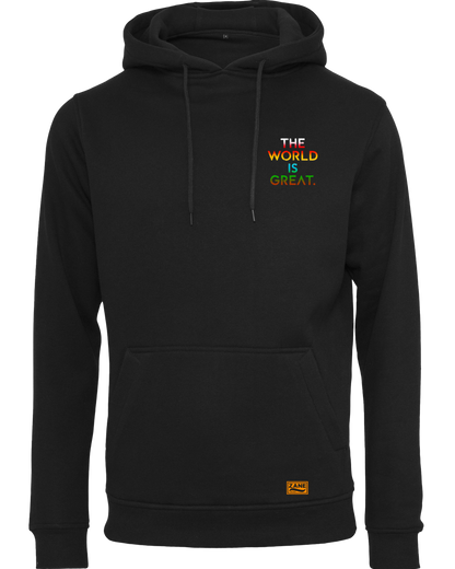 the world is great - Premium Herren Heavy Hoodie Z011