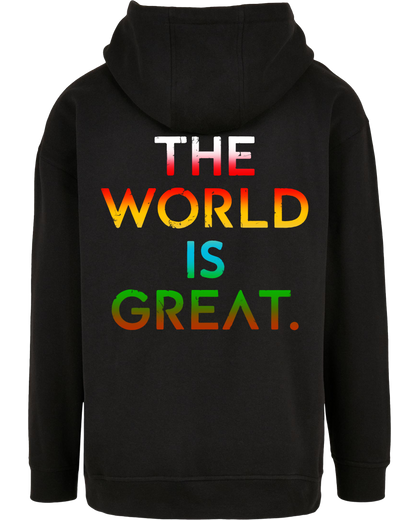 The World is Great - Premium Herren Hoodie Z011/ZZ006